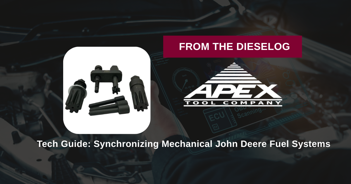 Tech Guide: Synchronizing Mechanical John Deere Fuel Systems